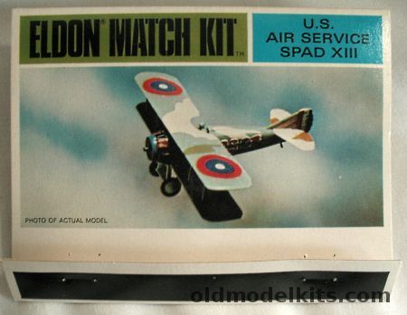 Eldon 1/72 US Air Service SPAD XIII - 'Matchbook' Issue plastic model kit